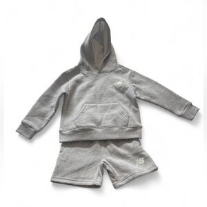 NWT Balance Toddler Boys 2-Piece Fleece Hoodie and Shorts Set 3T $40 MSRP